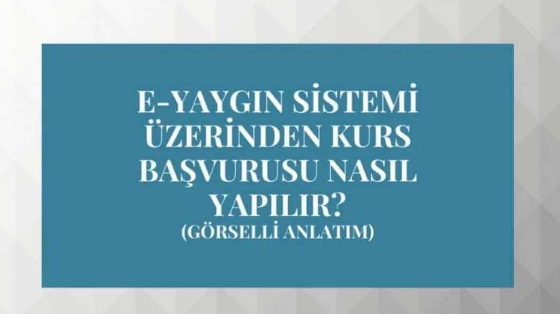 e devlet üzerinden kursiyer kayıtları